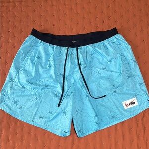 Nike Blue Short with Drawstring and Lightweight Design